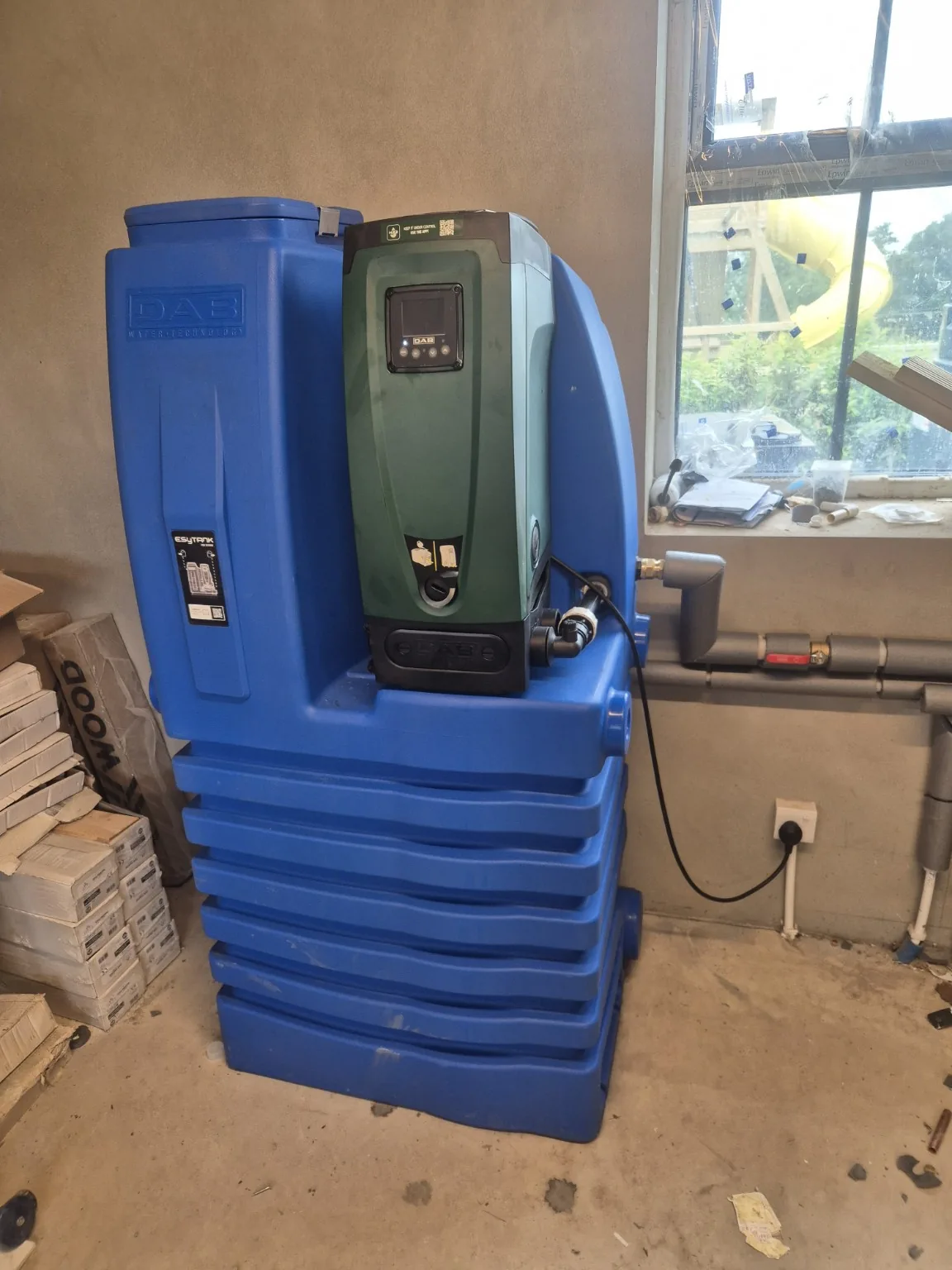 DAB EsyBox + 500L break tank by Farrell Plumbing