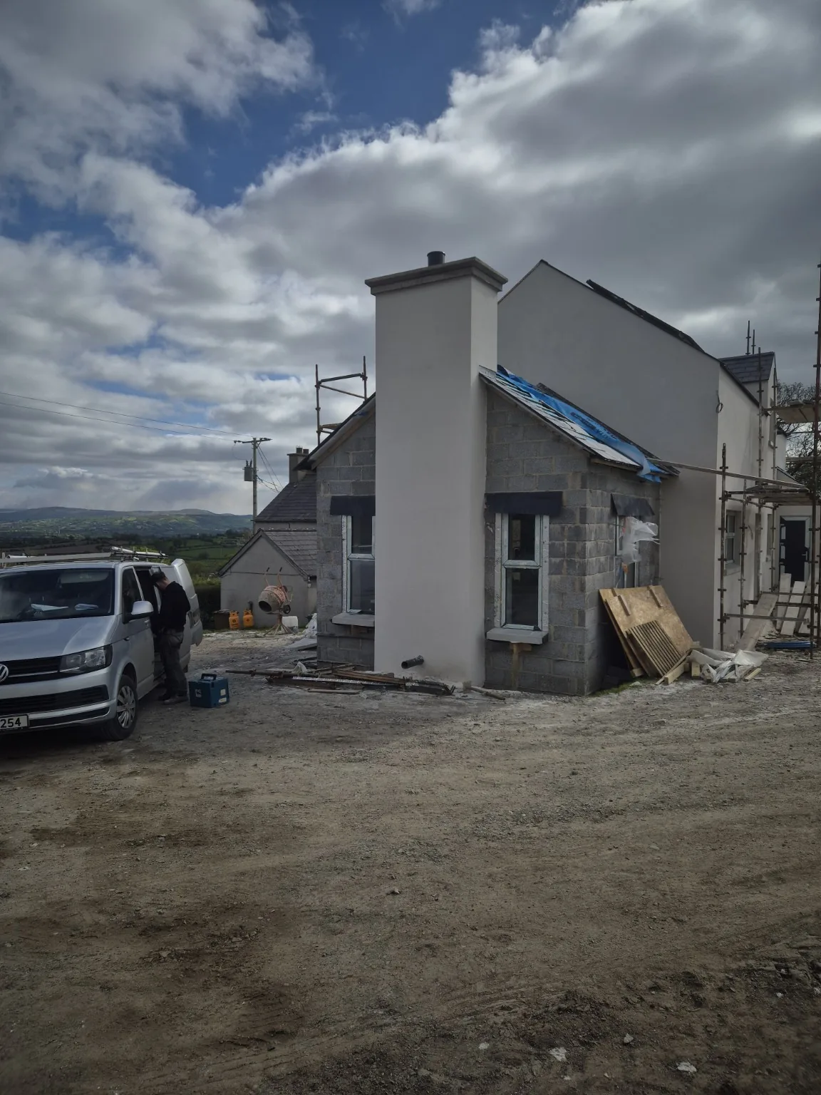New build plumbing project near Banbridge and the Mournes