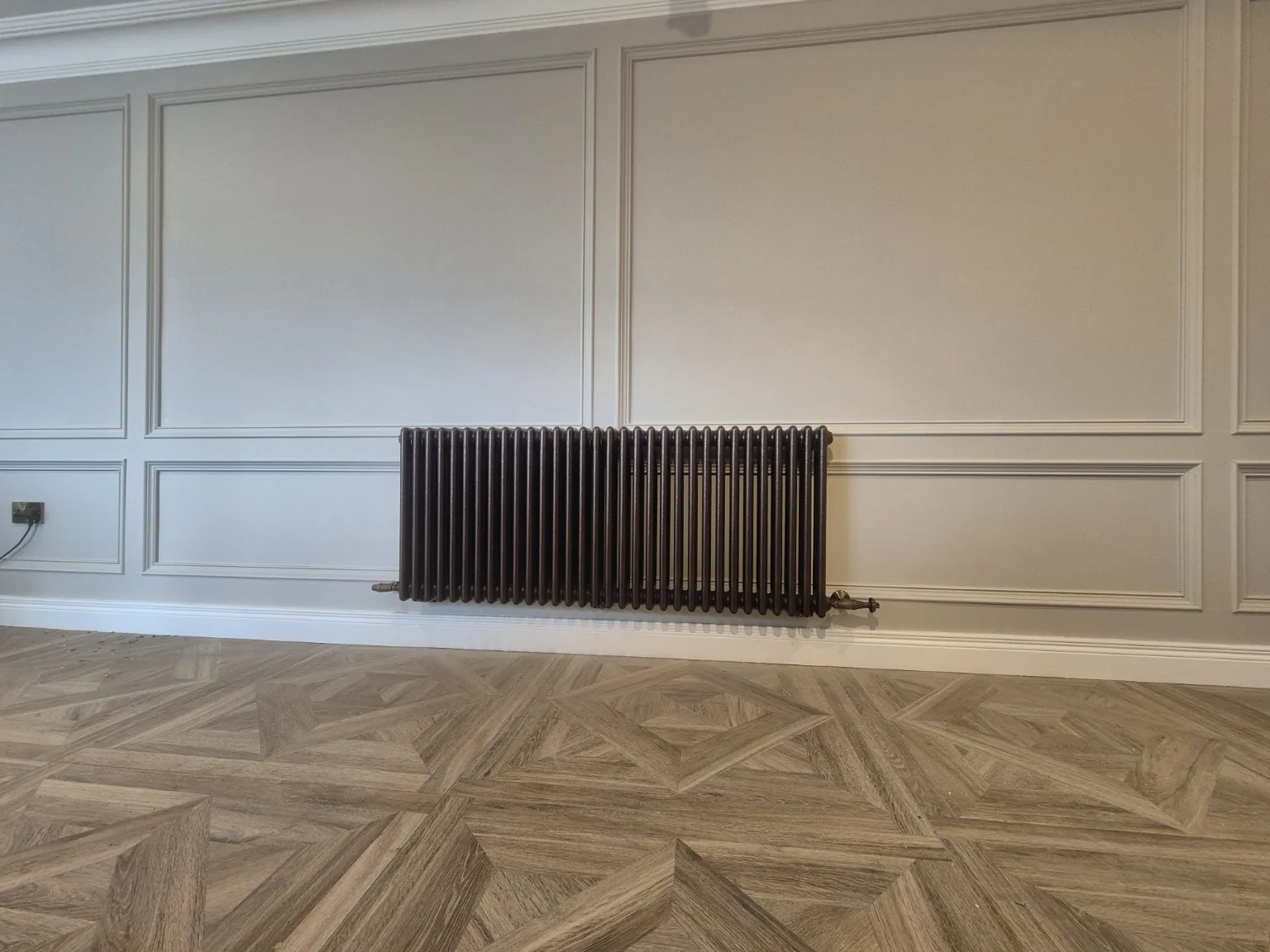 Designer radiator installation by Farrell Plumbing