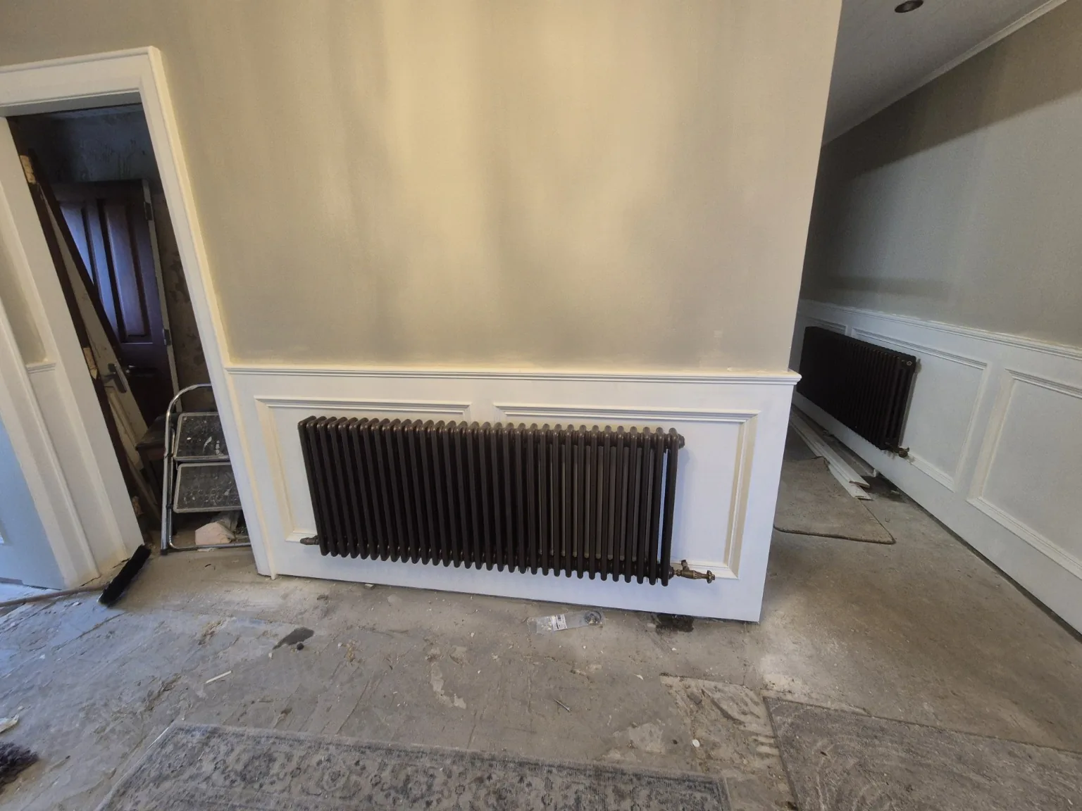 Designer radiator installation by Farrell Plumbing