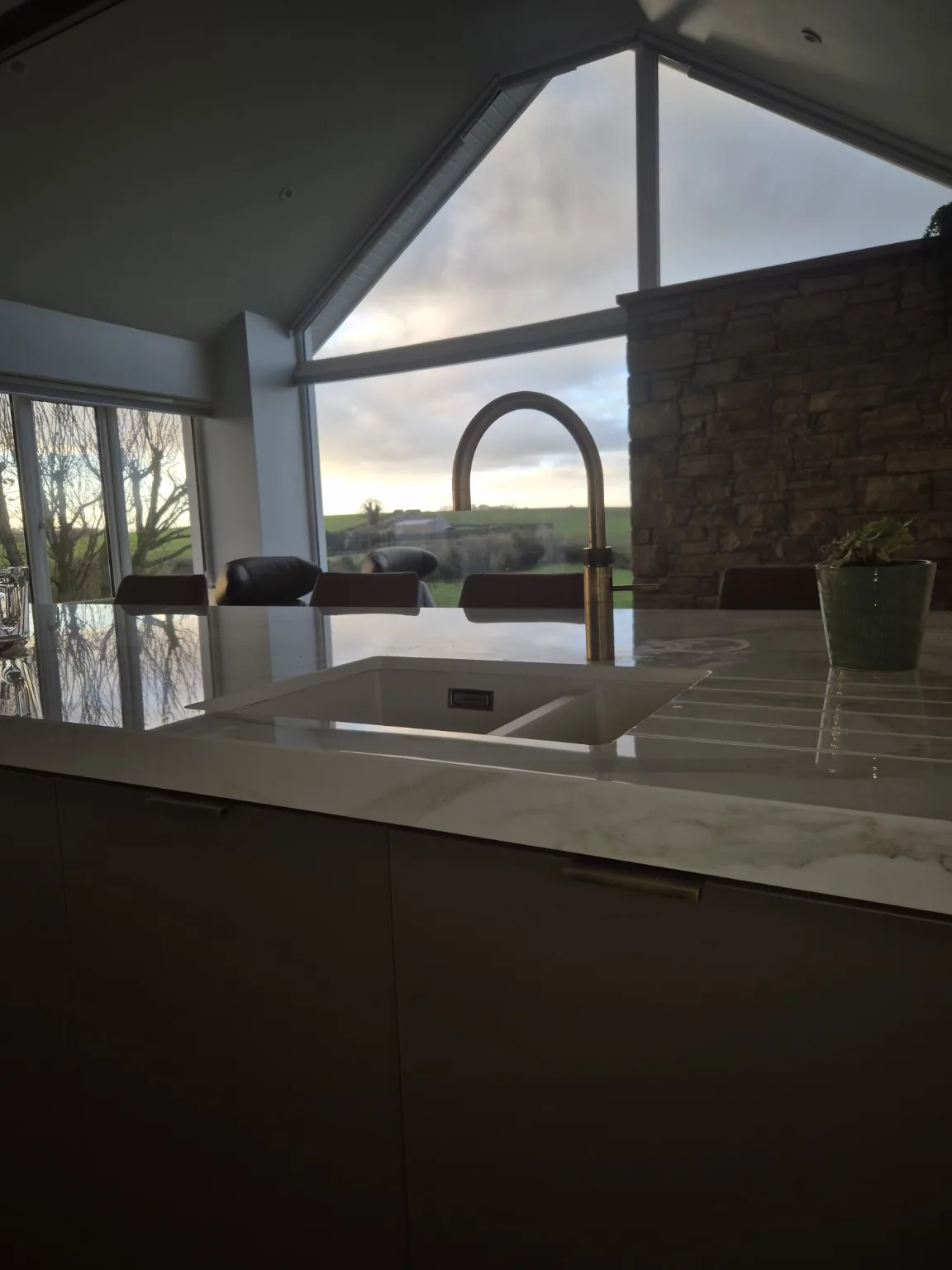 Finished kitchen plumbing by Farrell Plumbing