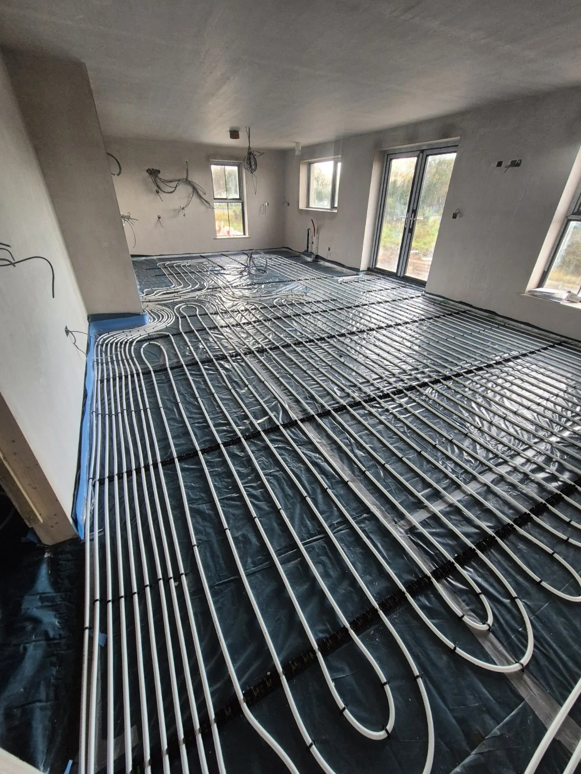 Underfloor heating installation by Farrell Plumbing