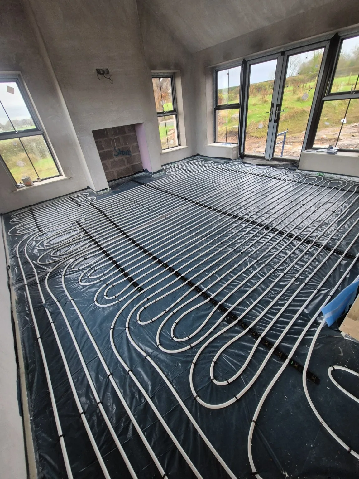 Underfloor heating installation by Farrell Plumbing