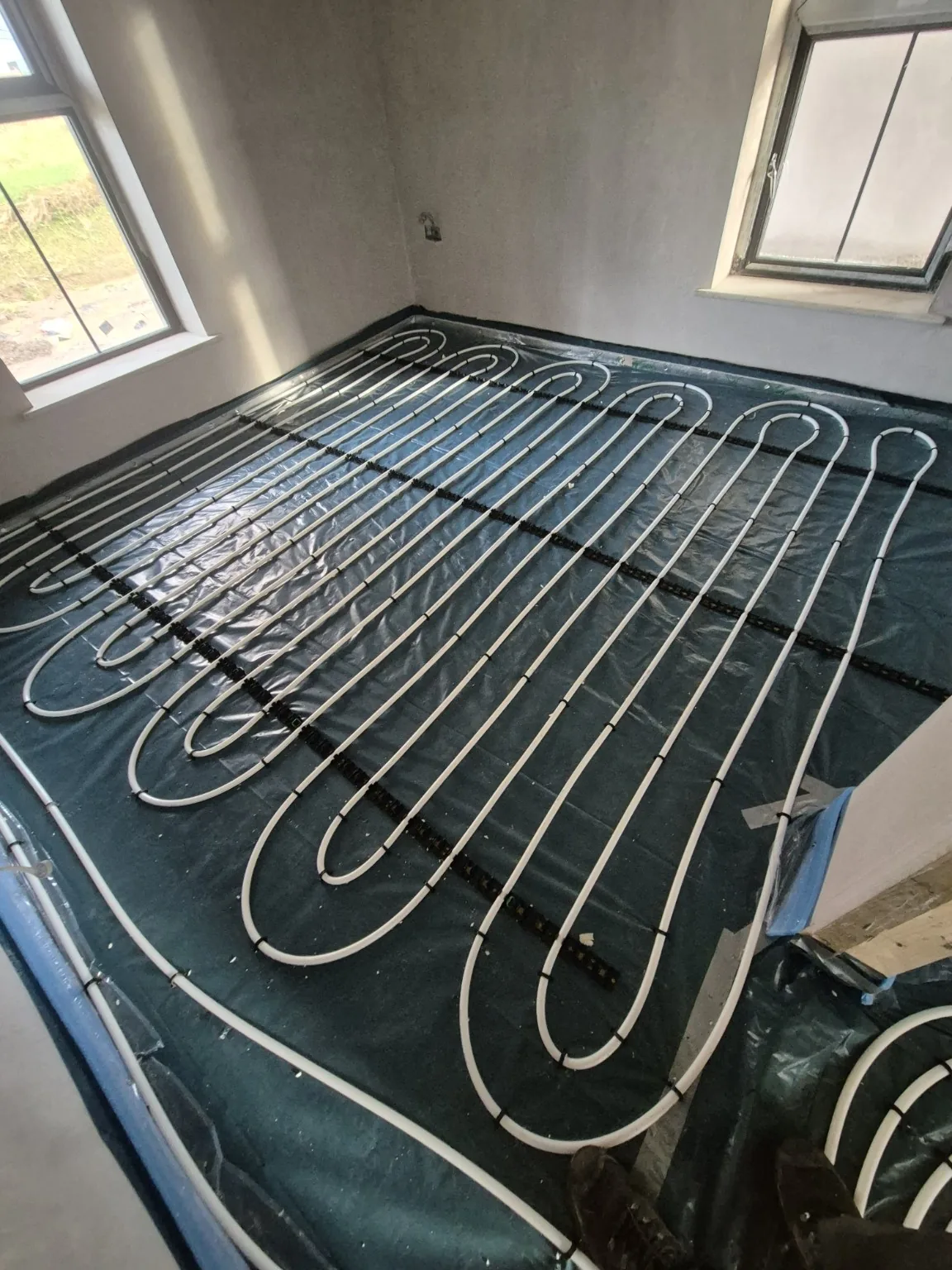 Underfloor heating installation by Farrell Plumbing