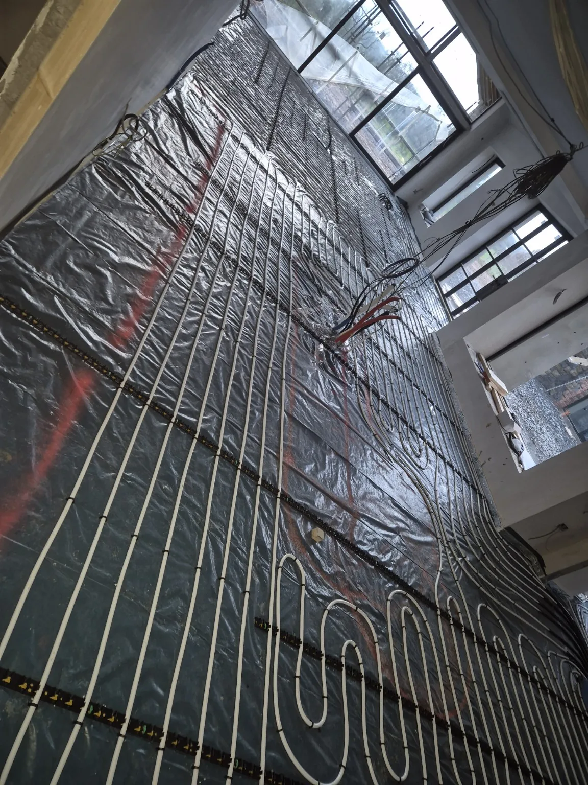 Large-area underfloor heating by Farrell Plumbing