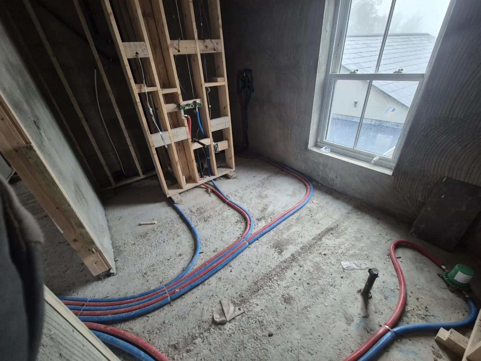 Bathroom first fix by Farrell Plumbing