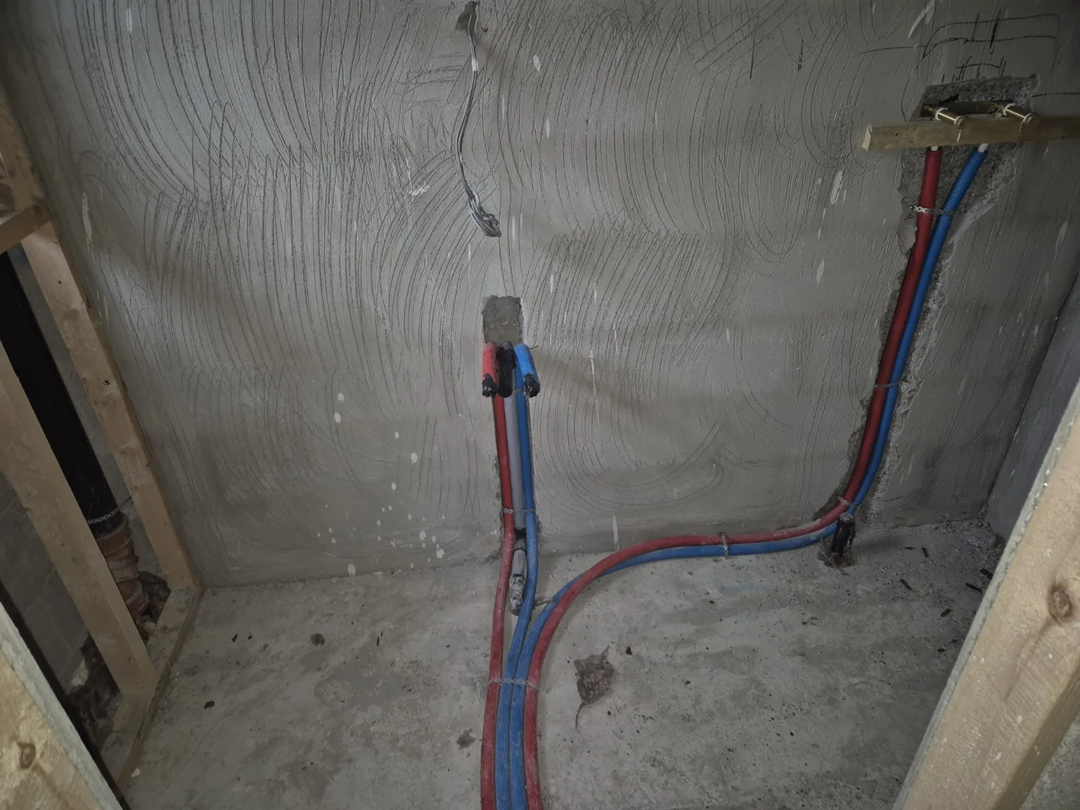 Hot & cold first fix by Farrell Plumbing