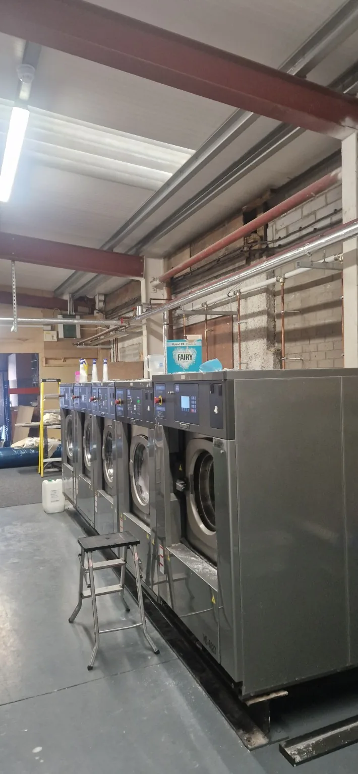 Commercial laundry plant by Farrell Plumbing