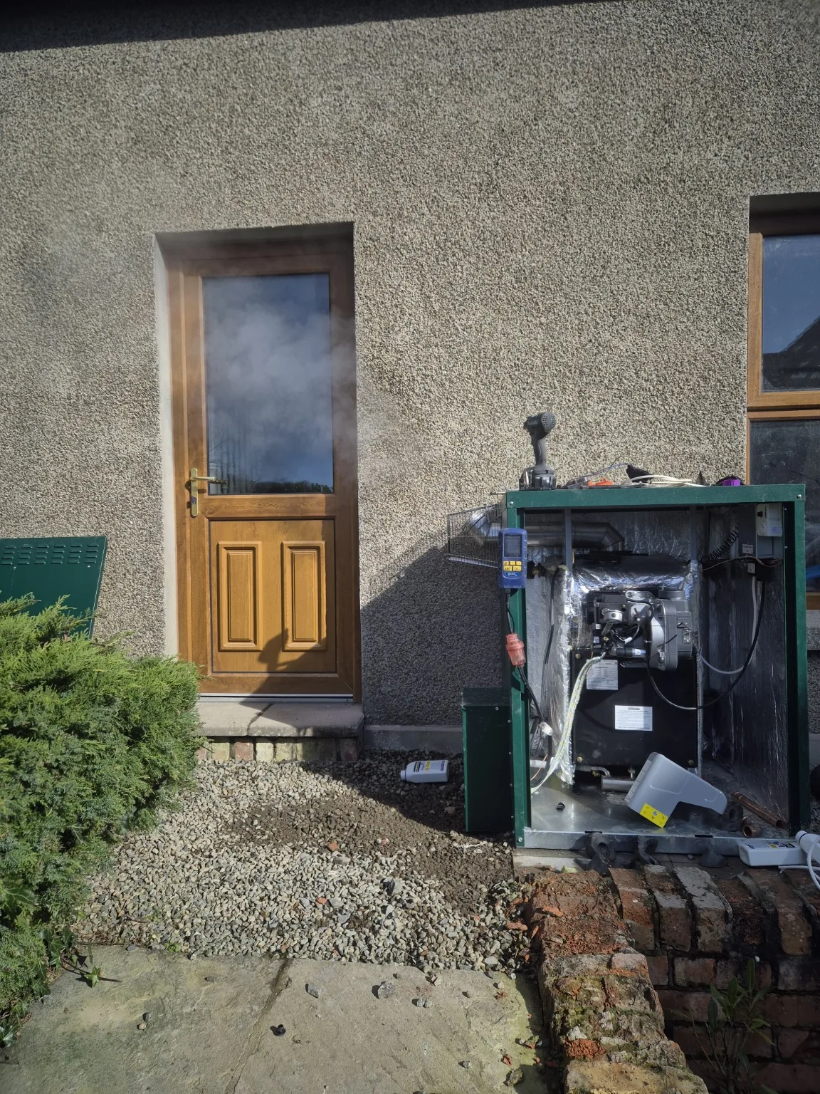 External oil boiler upgrade by Farrell Plumbing