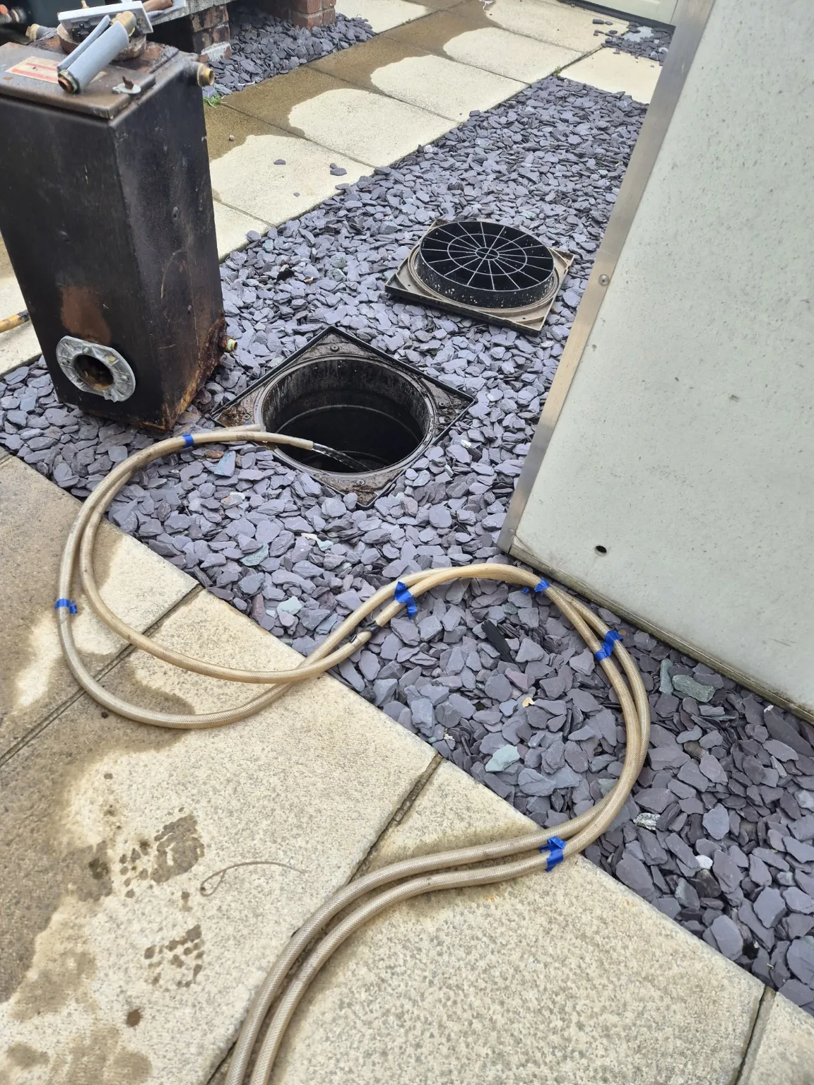 Powerflushing system cleaning by Farrell Plumbing