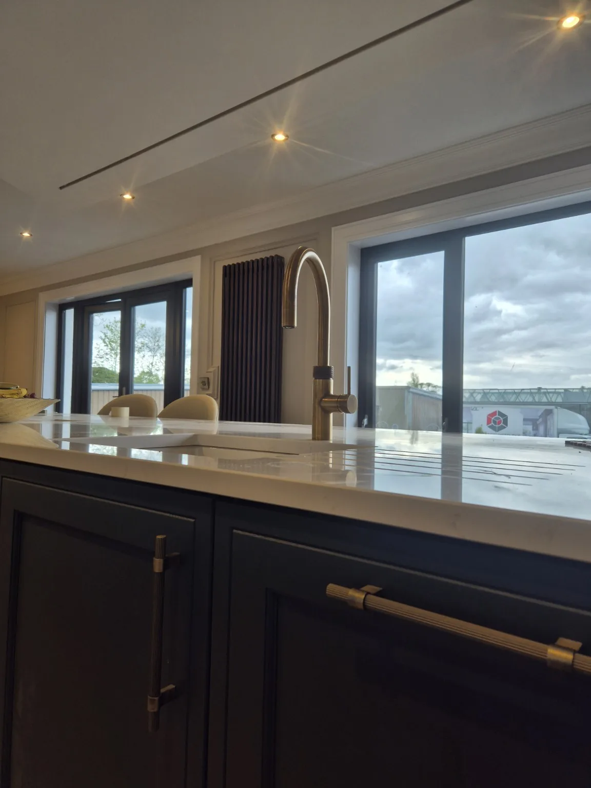 Premium heating installation in a high-end renovation